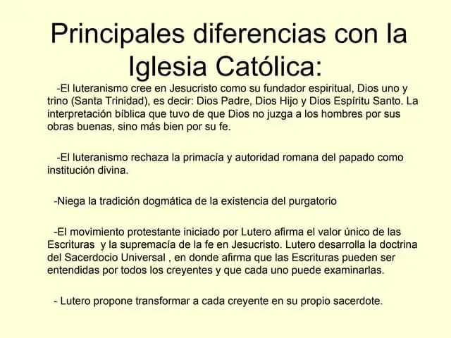 PROTESTANTISMO